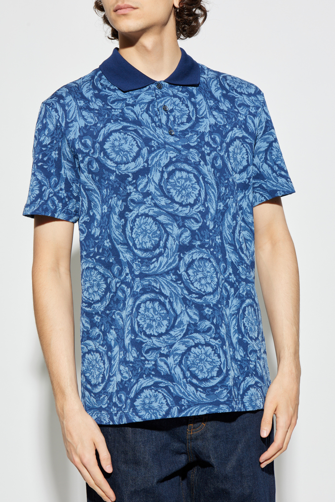 Blue Polo shirt with 